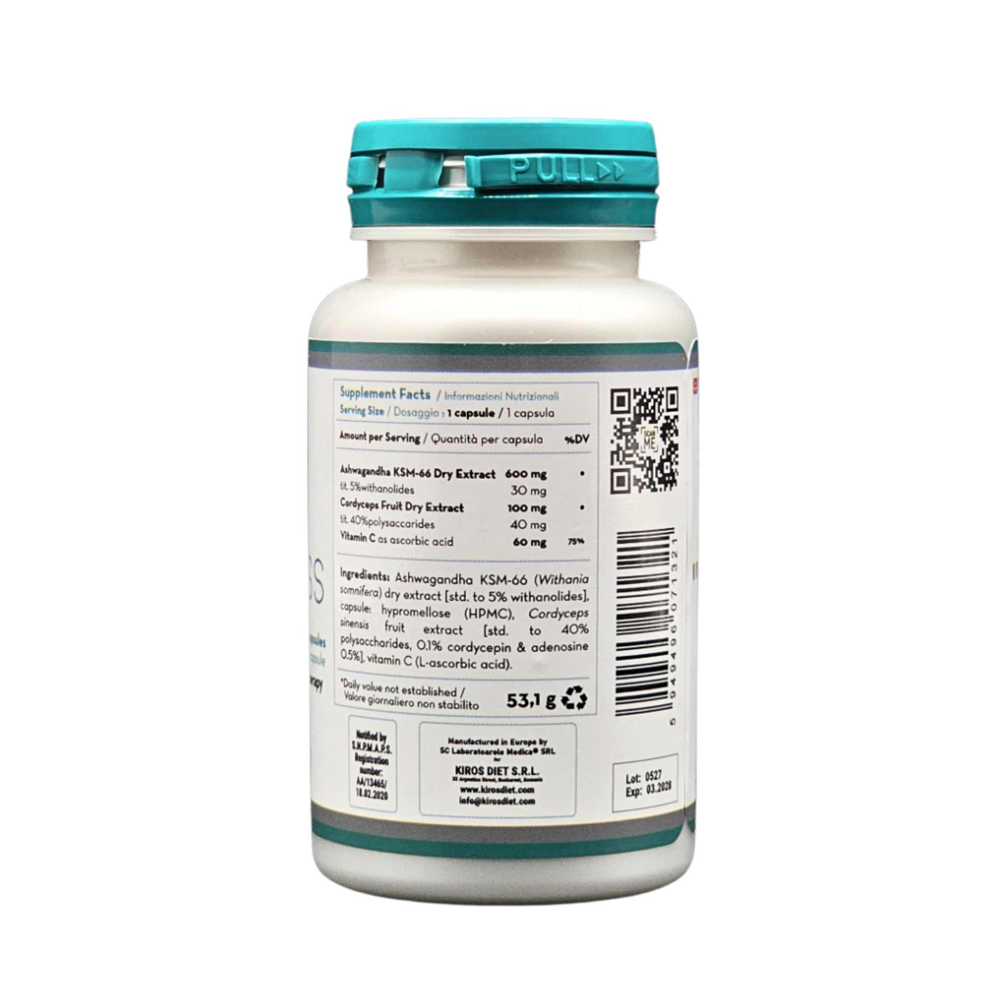 DE:STRESS NEW cu ashwagandha KSM-66®