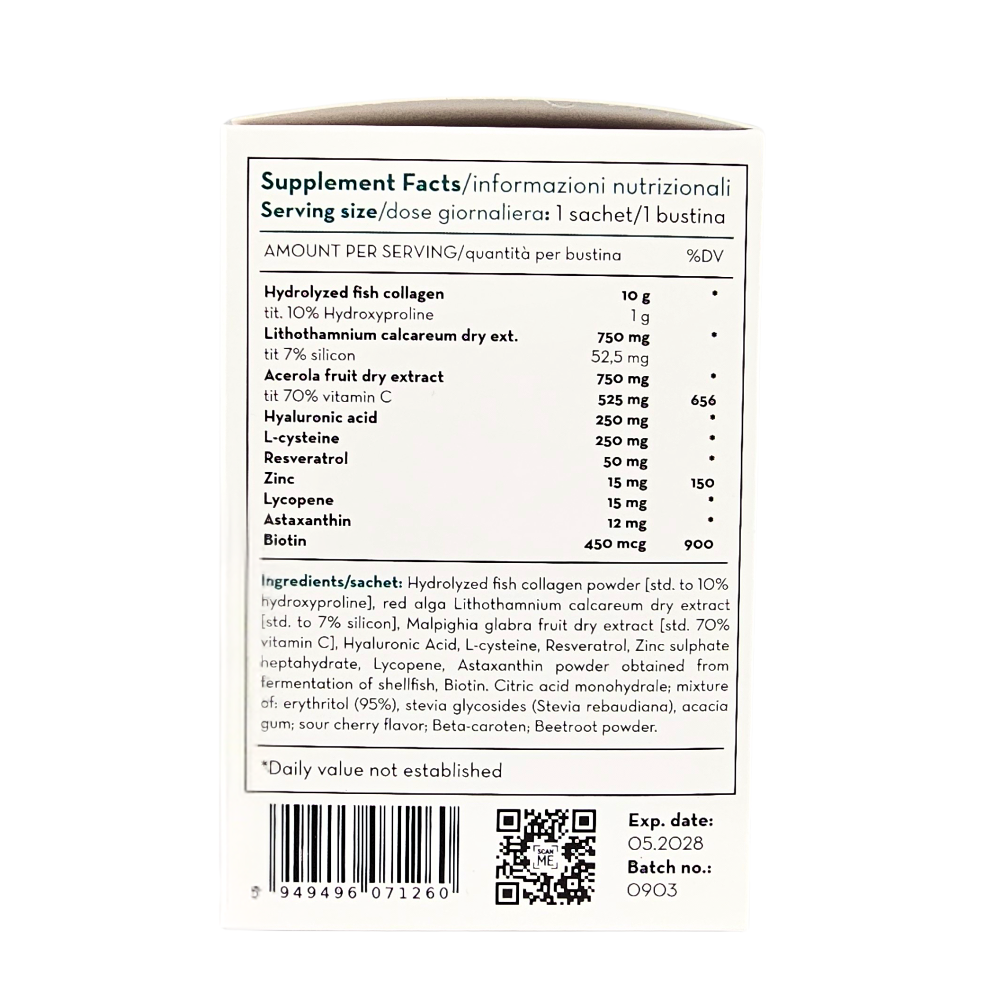 BEAUTY COLLAGEN NUOVO GUSTO: AMARENA