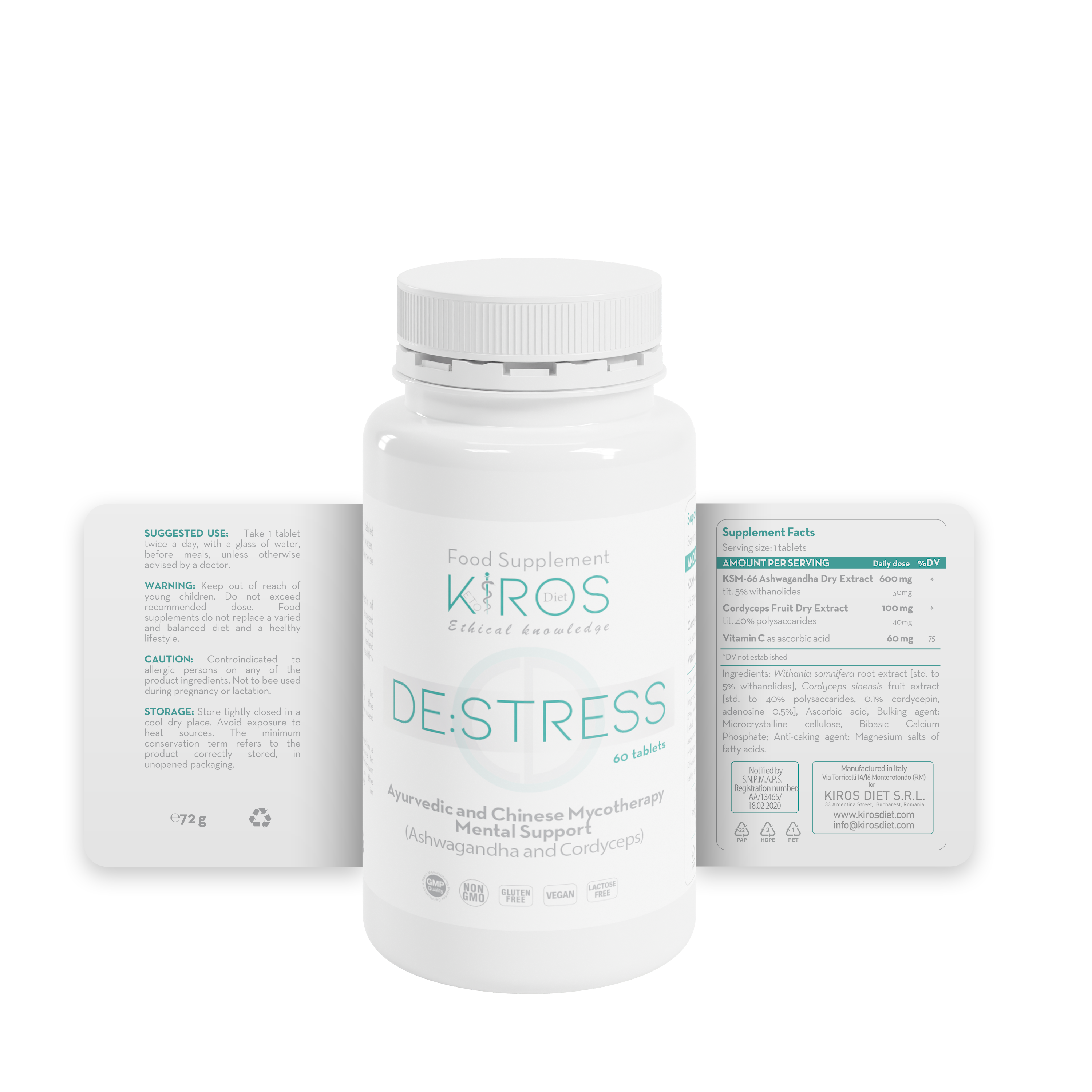 DE:STRESS with ashwagandha KSM-66®